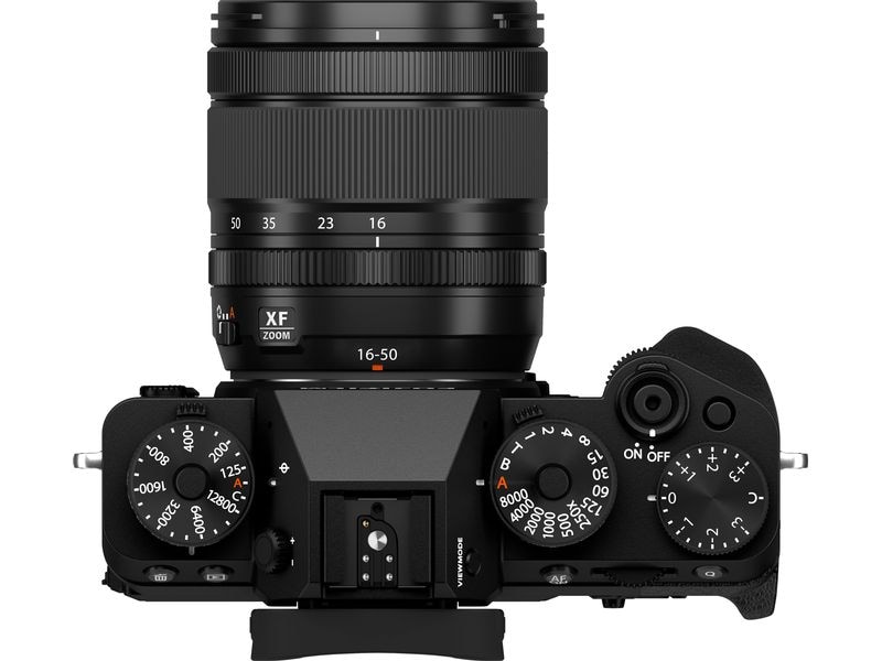 Fujifilm Fotokamera X-T5 Kit XF 16-50mm Schwarz Spiegellose Systemkamera mit 40.2 Megapixel-Sensor und integriertem Fünf-Achsen-Bildstabilisator inkl. Objektiv
