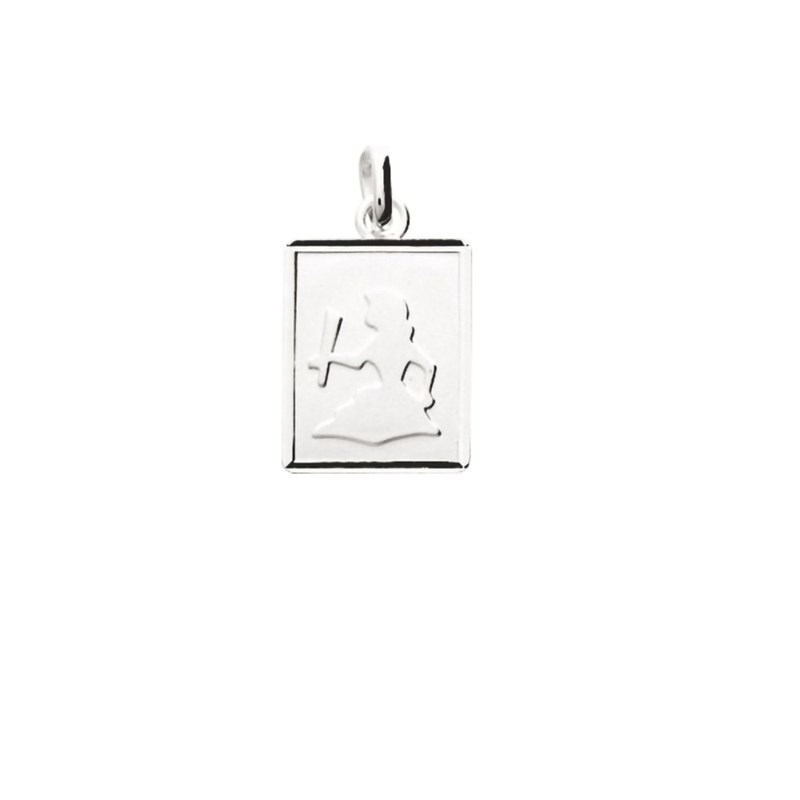 Pendentif mixte - Argent 925 - Signe Astrologique - Vierge
