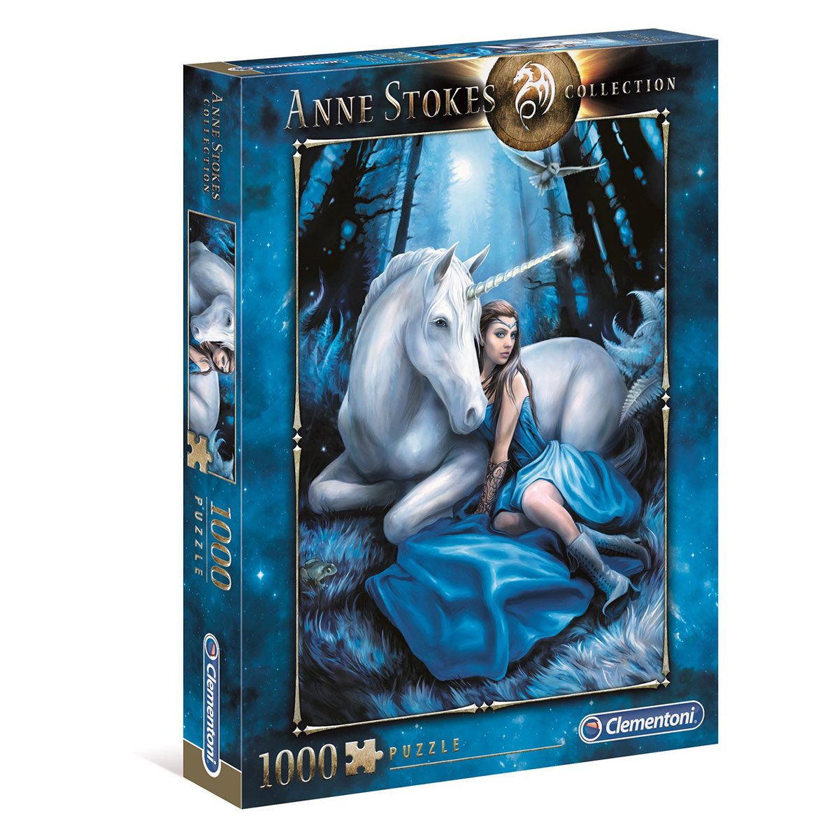 Puzzle 1000 pièces Anne Stokes  - Blue Moon
