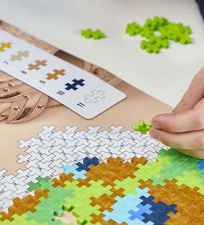 Plus-Plus Puzzle By Number - 800 Stk. - Peacock
