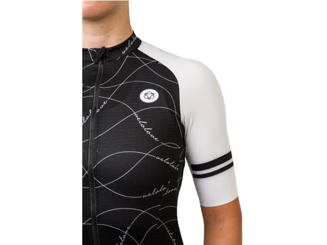 AGU Velo Wave Kortærmet Jersey Sort