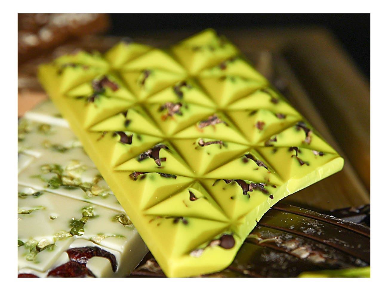 Moule chocolat - 3 tablettes effet pyramide - Martellato