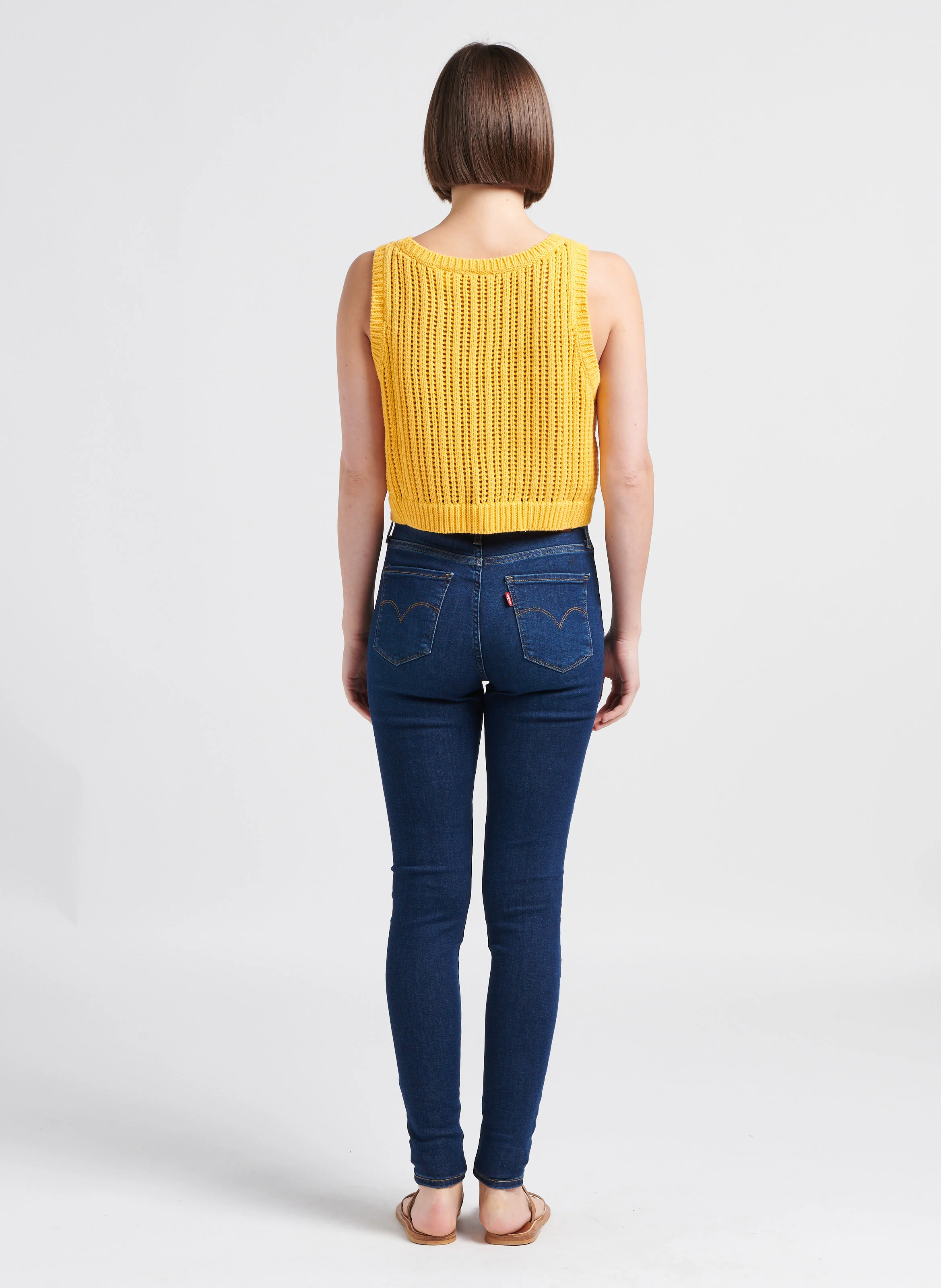 720 HIRISE SUPER SKINNY - Jean skinny taille haute en coton mélangé | Jean Délavé