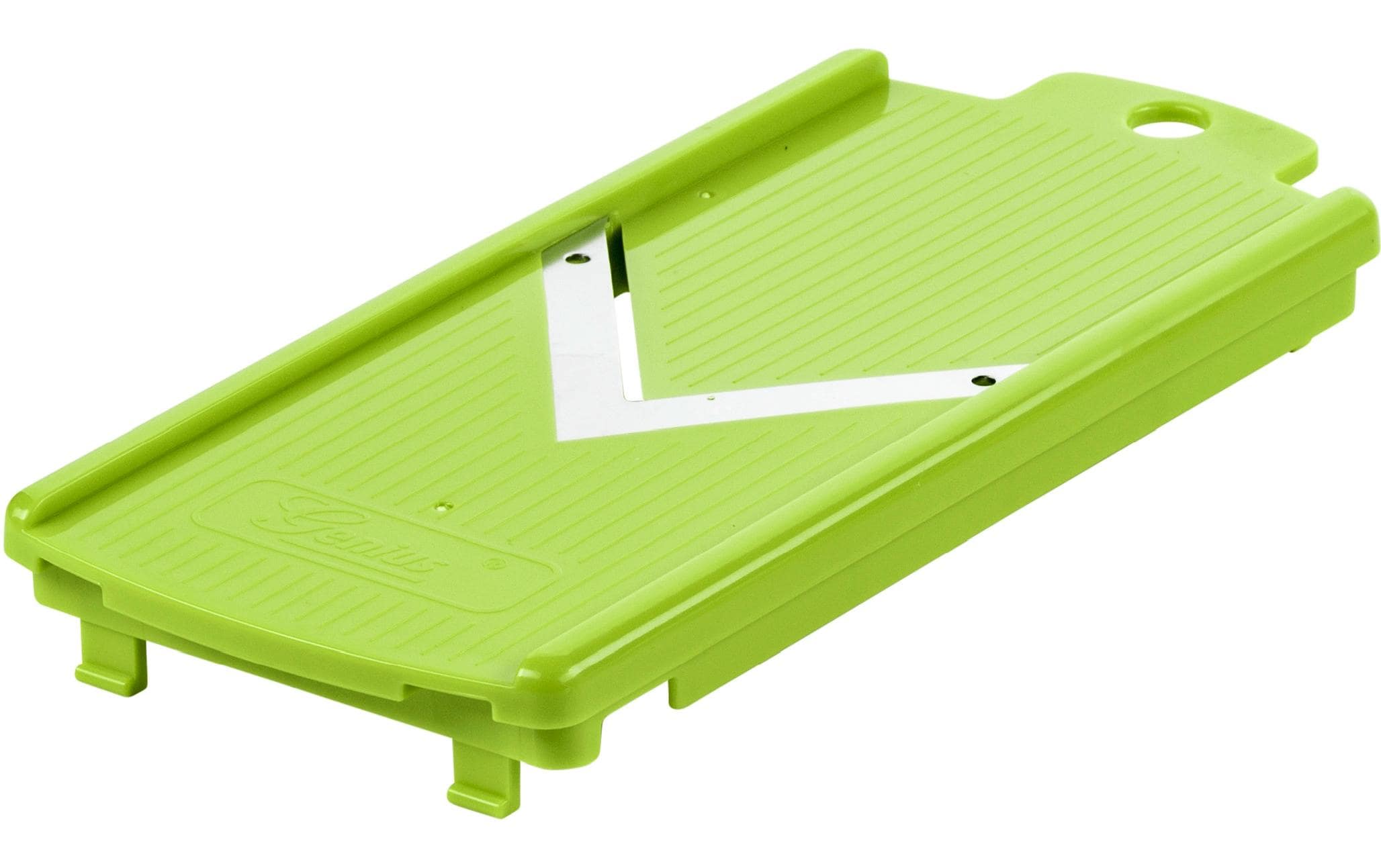 Gemüseschneider Genius Nicer Dicer Plus 13-teilig, GrünVerstellbarer Hobel