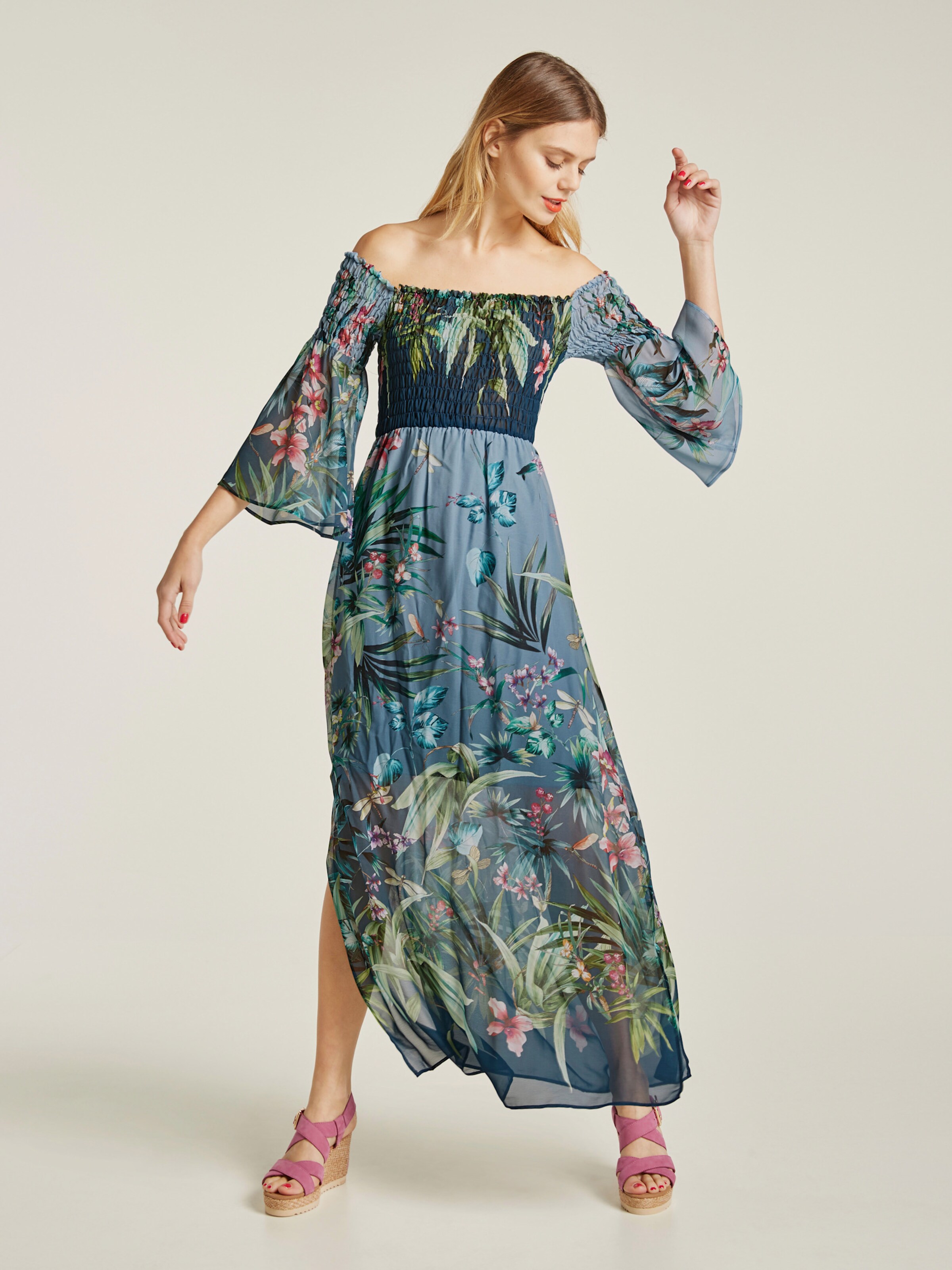 Druck-Kleid