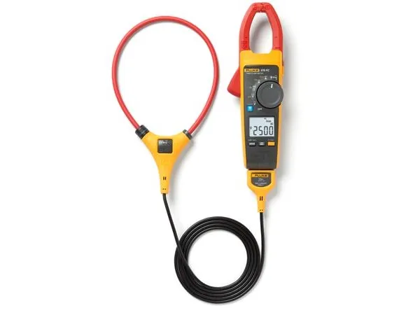 Fluke 376 FC, LCD, CAT III 1000V, CAT IV 600V, 395 g, Gul