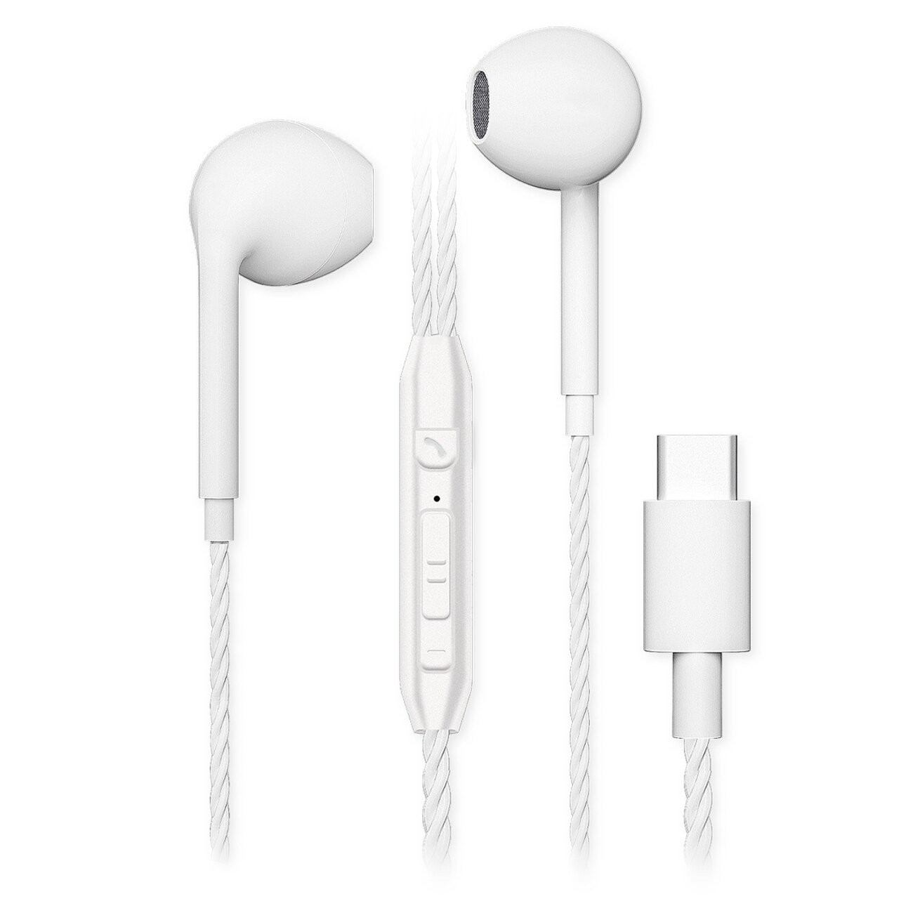 Fontastic In-Ear Stereo Headset mitType- CAnschluss Weiß