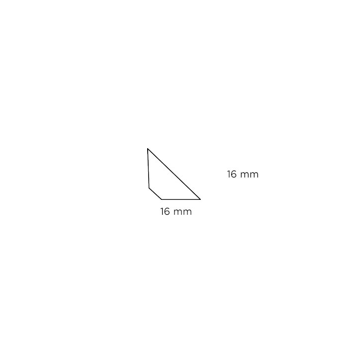Fejeliste fyr - 16 x 16 x 3000 mm