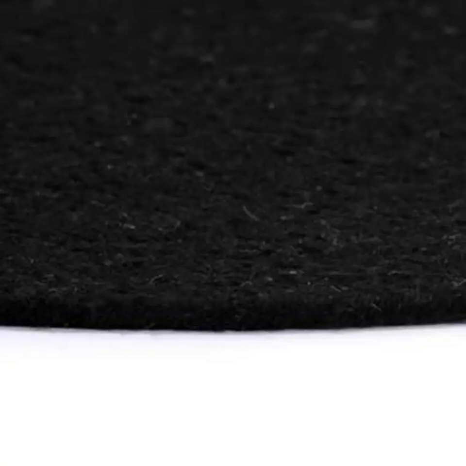 vidaXL - Placemat - Zwart - Katoen - 4 stuks