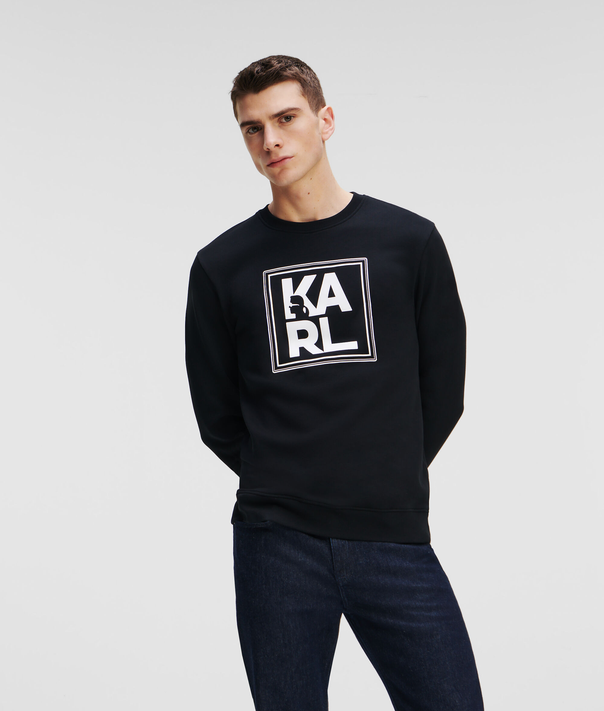 SWEAT-SHIRT ATHLEISURE À GROS LOGO KARL