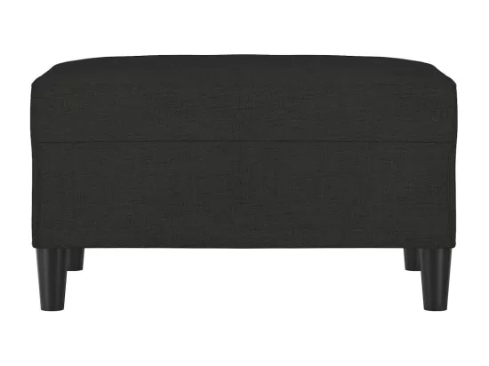 Repose-pied Noir 70x55x41 cm Tissu
