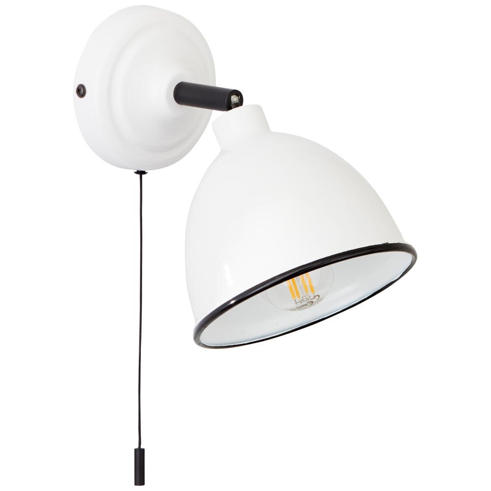 Telio wandlamp in wit E14