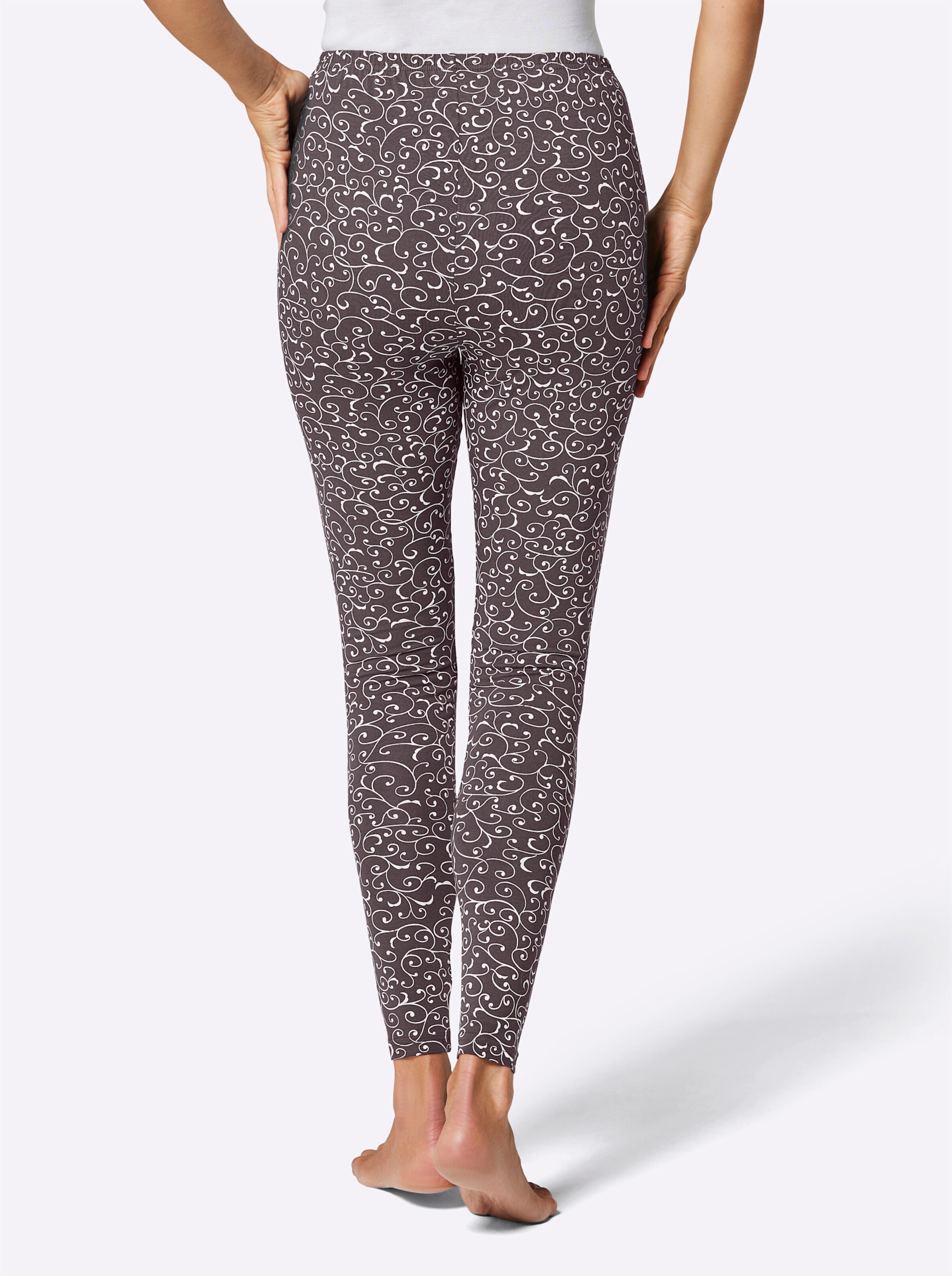 Leggings in taupe