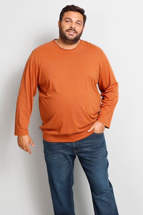 Boston Park Langarmshirt, Bauchfit, Rundhals, bis 80/82