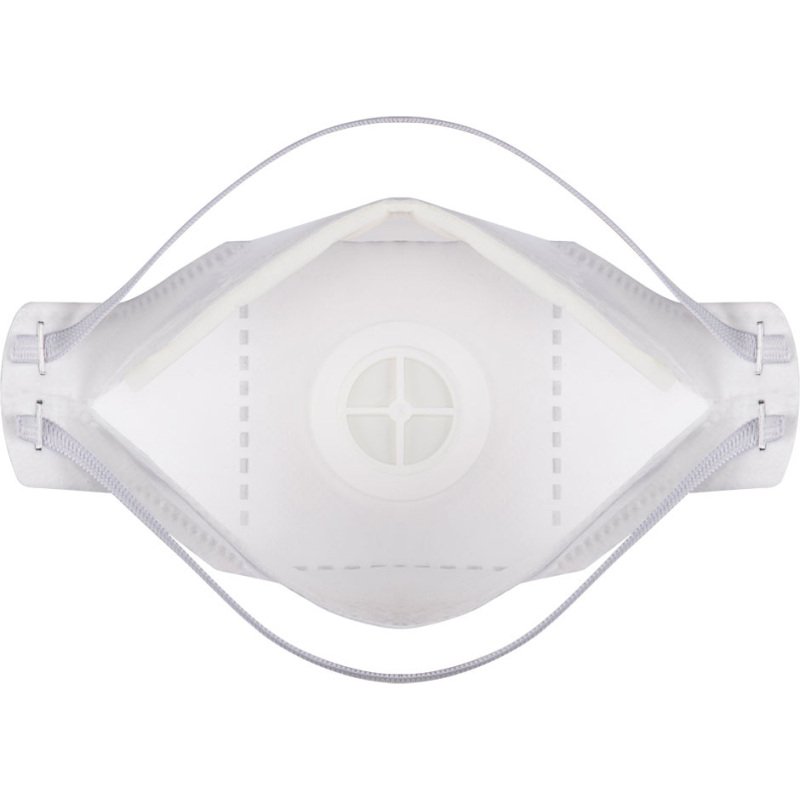 Portwest P391 Masque EAGLE pliable FFP3 Dolomite avec valve (Pk10) Blanc