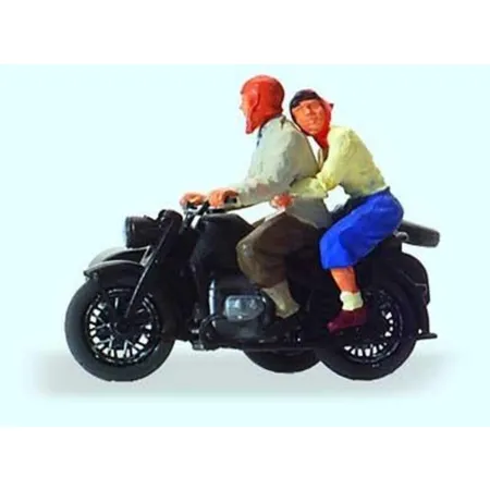 Preiser 28148 HO Motorradfahrer KS 750