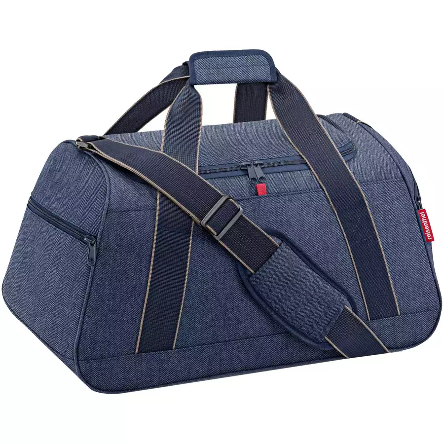 reisenthel travelling activitybag M - Reisetasche 54 cm herringbone dark blue