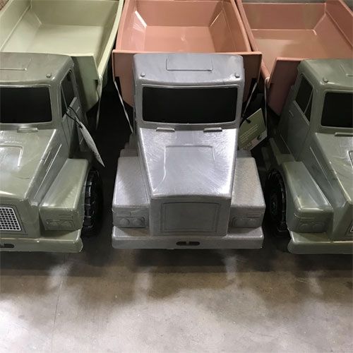 Dantoy green bean kiepwagen - assorti - 70 cm