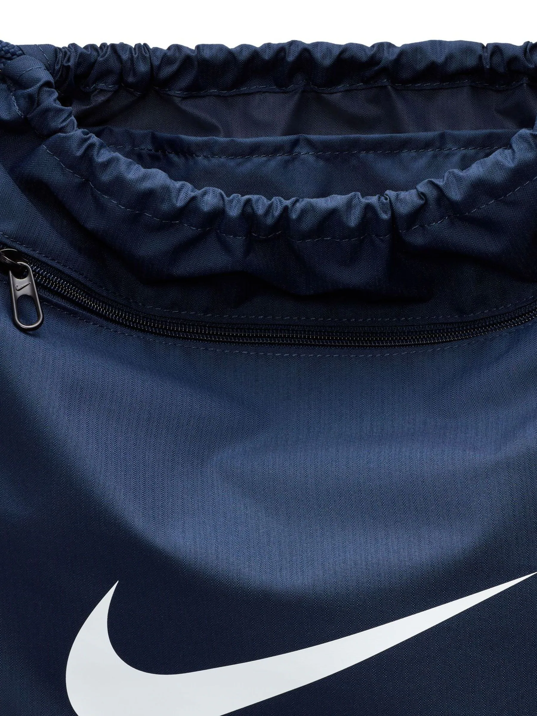 Marineblauw - Nike Brasilia tas met trekkoord