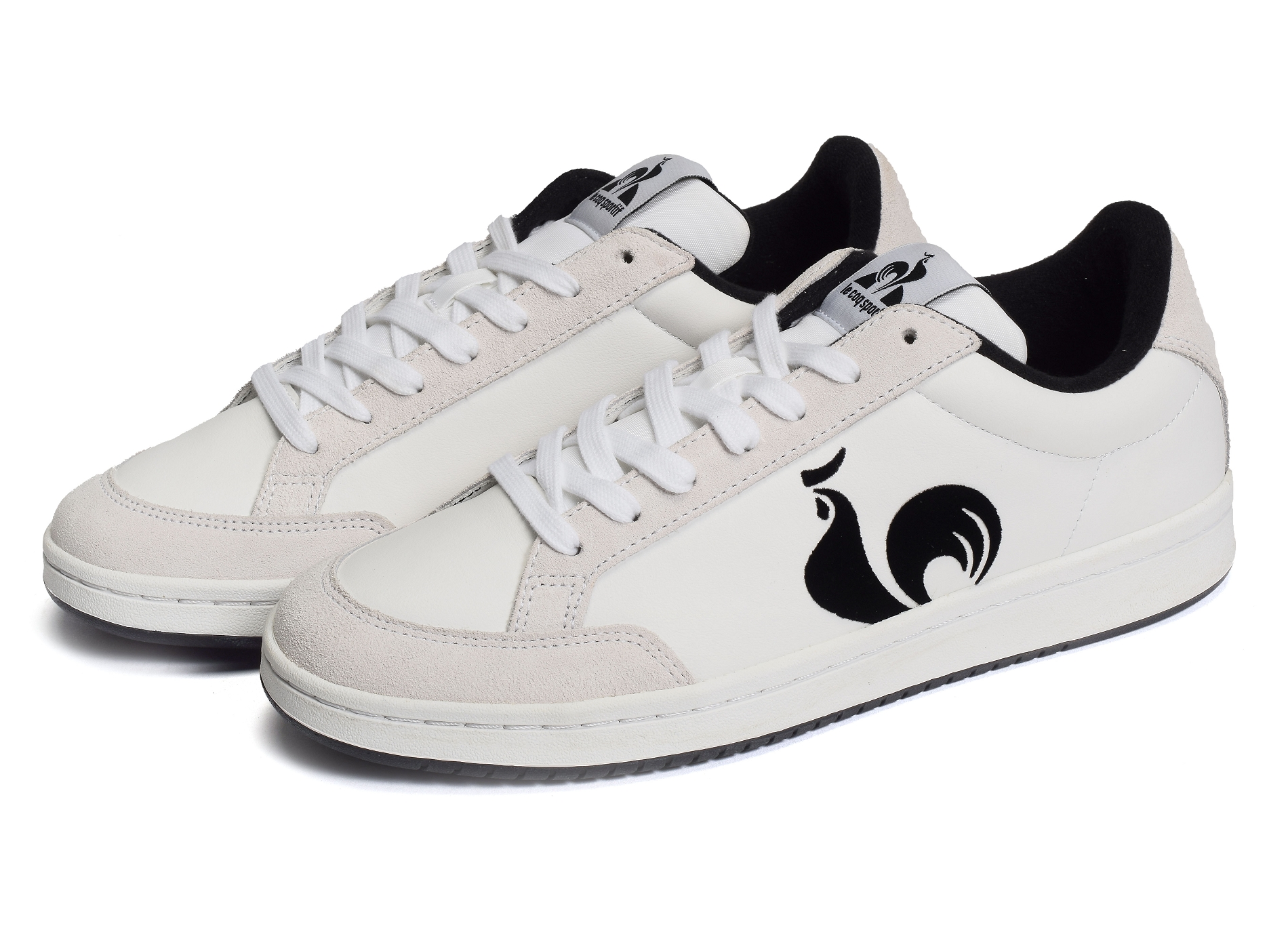 Lcs court rooster blanc noir