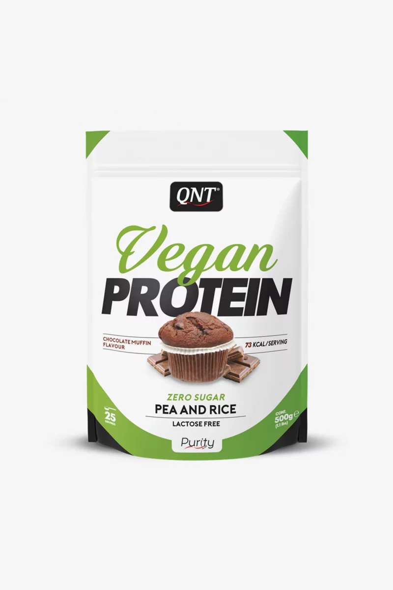 QNT Vegan Chocolate Muffin 500 g Proteinpulver