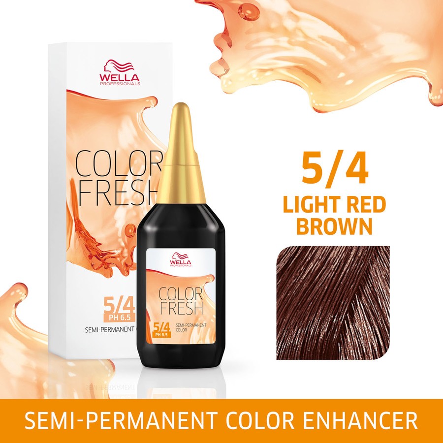 Wella Professionals Color Fresh 5/4 Light Red Brown 75ml