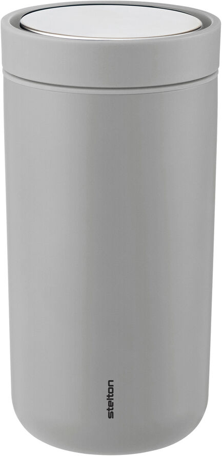 Stelton To Go Click termokop 0,2 l, soft light grey Soft light grey