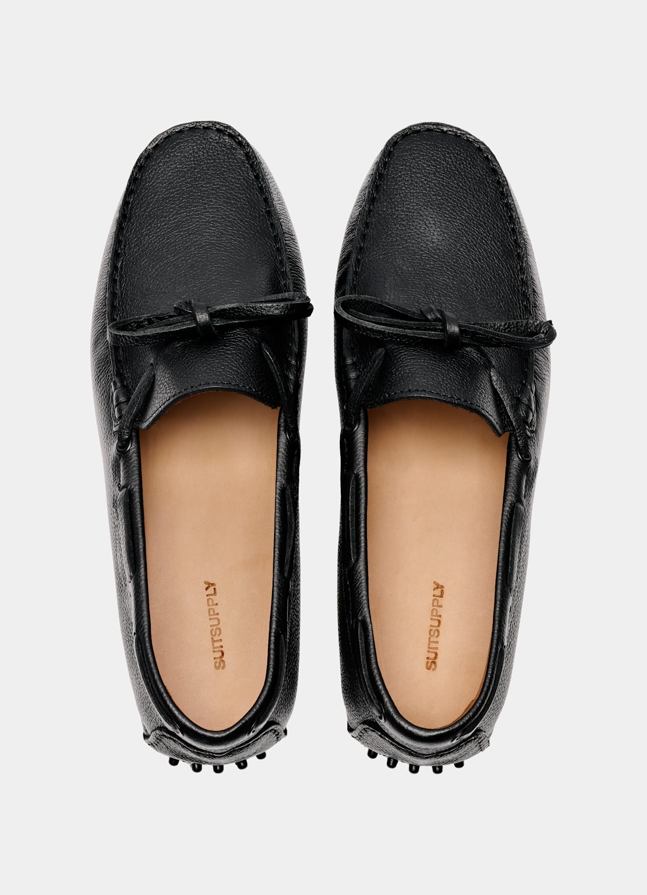 Mocassins de conduite noirs