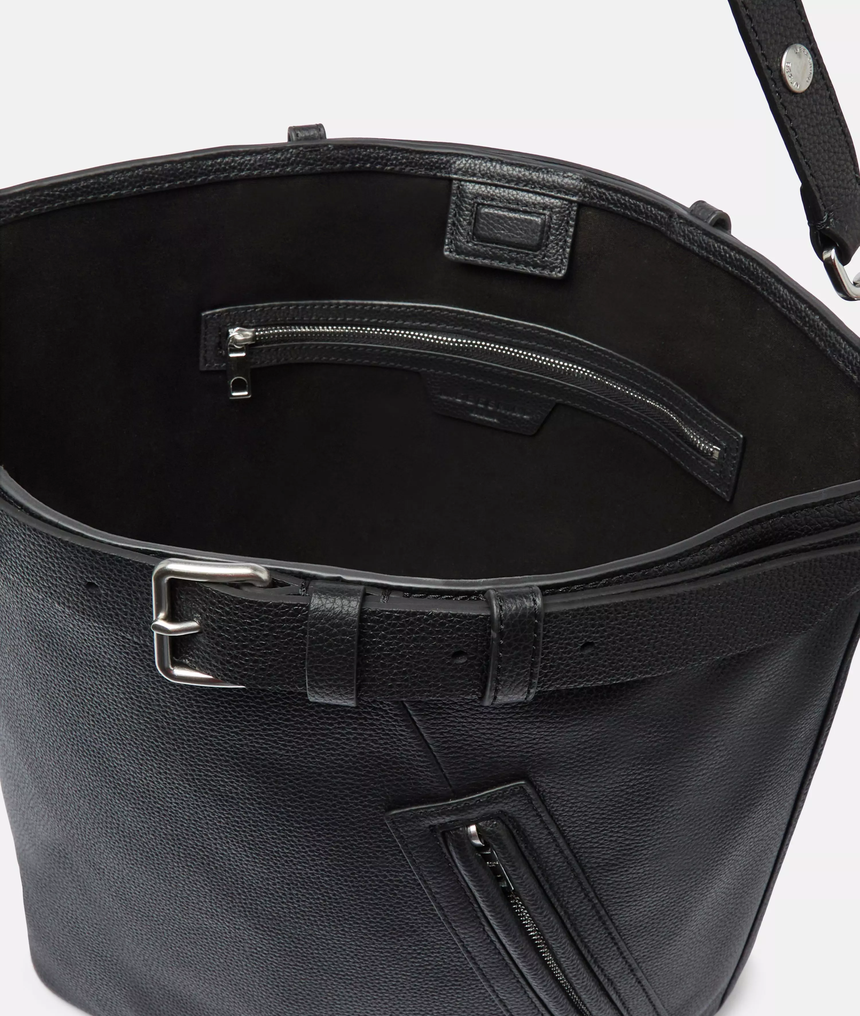 Zita Hobo L Large cowhide leather bag