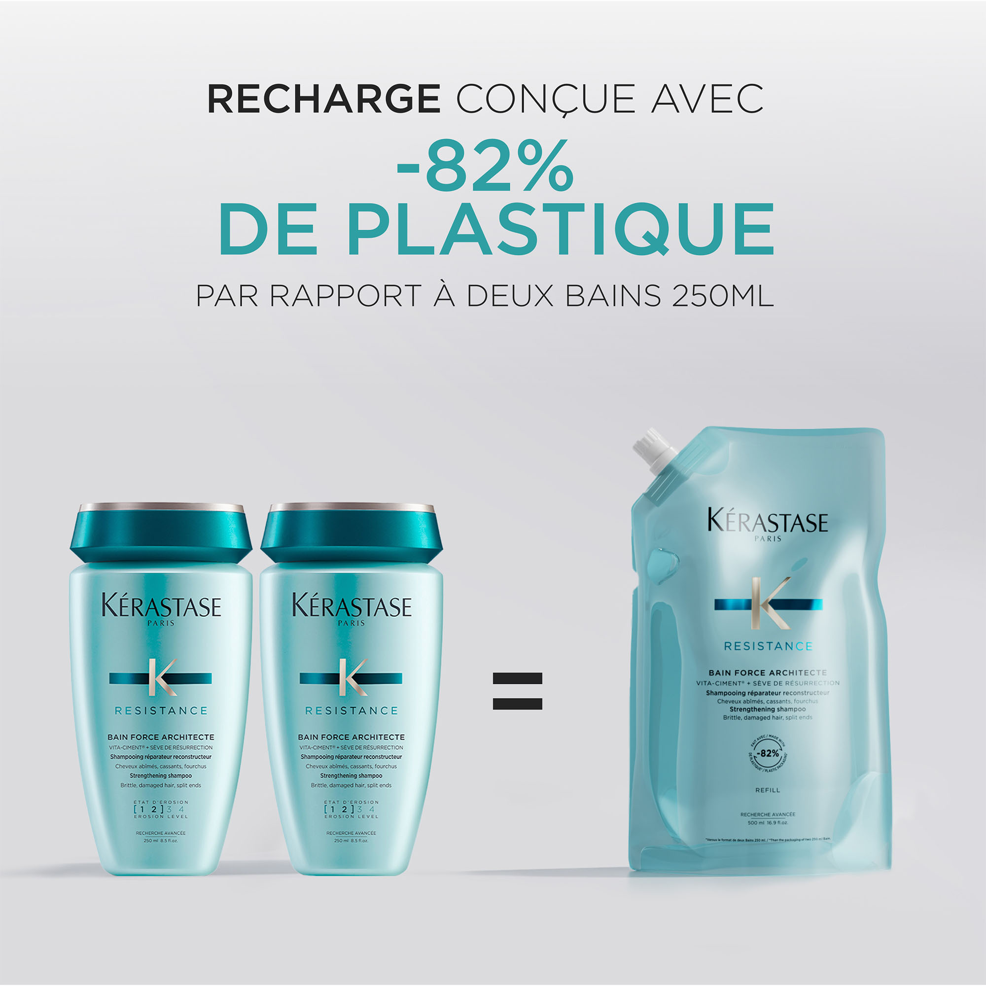 co-Recharge Bain Force Architecte Kérastase 500 ML