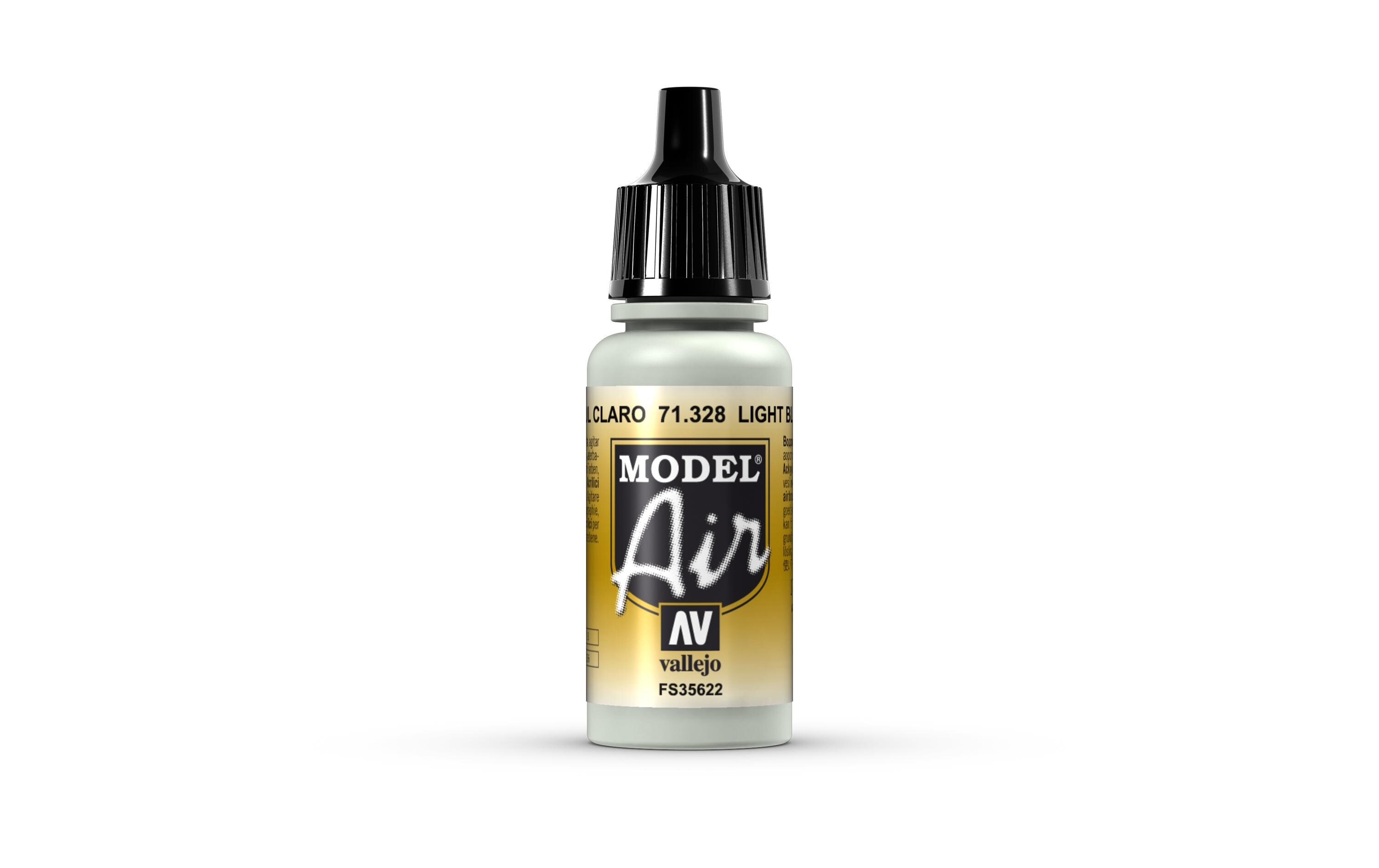 Airbrushfarbe Hellblau 17 mlAcryl Model Air Color für Airbrush