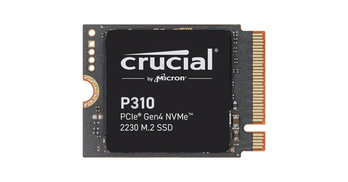 CrucialP310 2 TB SSD  (PCIe 4.0 x4, NVMe, M.2 2230)