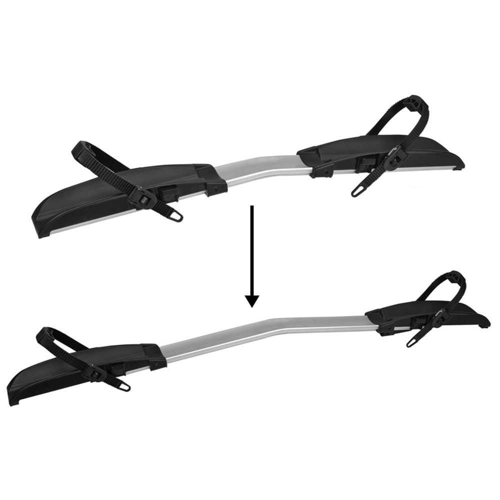 Rail d'extension 3e vélos pour porte-vélos SD260 Gris EUFAB