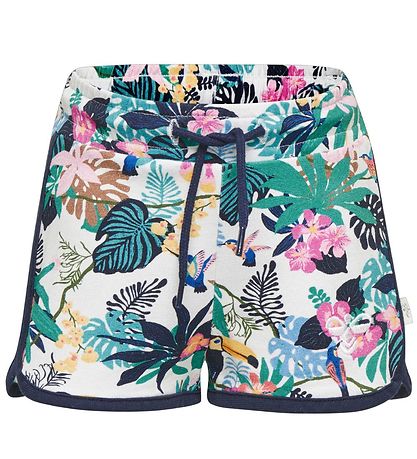Hummel Shorts - HMLKaia - Lyse Grøn m. Blomster
