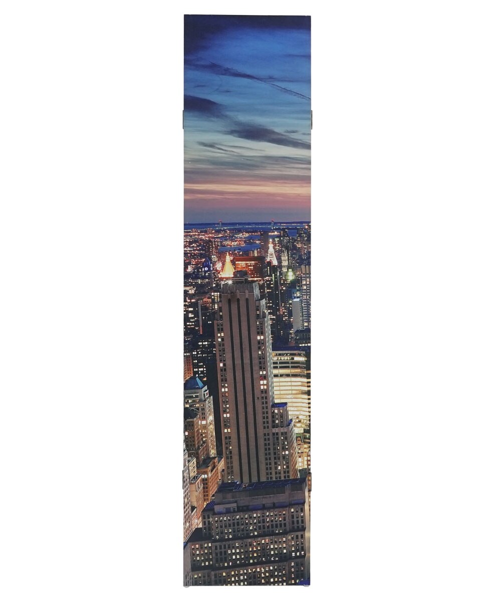 LED-Paravent Spanische Wand Raumteiler Miami, Timer, netzbetrieben 180x160cm, 28 LEDs