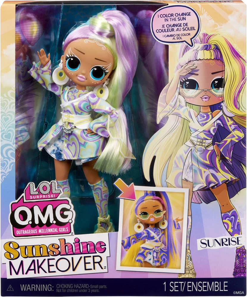 LOL SURPRISE - POUPEE  OMG SUNSHINE MAKEOVER - SUNRISE