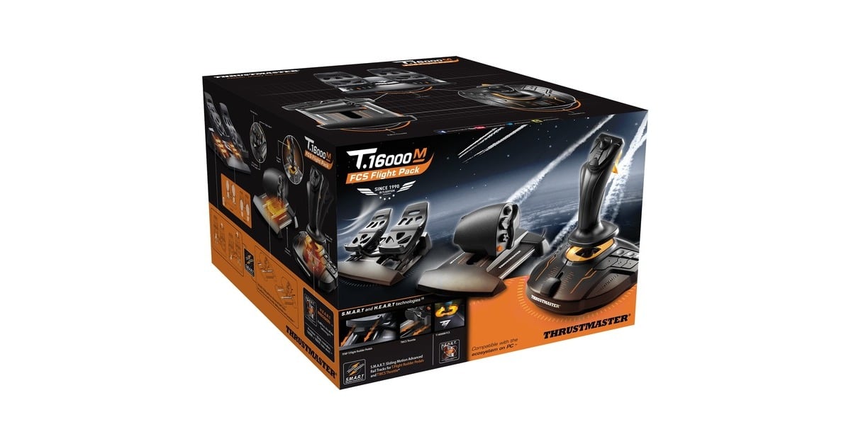 ThrustmasterT.16000M FCS Flight Pack gaming hotas  (Zwart, PC)