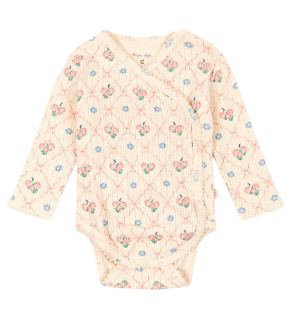 Konges Sløjd Body l/æ - Minnie Newborn - Fleur Decor
