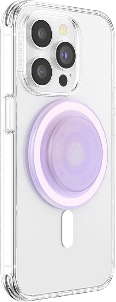 Popsockets PopGrip til MagSafe telefonholder (opalescent gennemsigtig)
