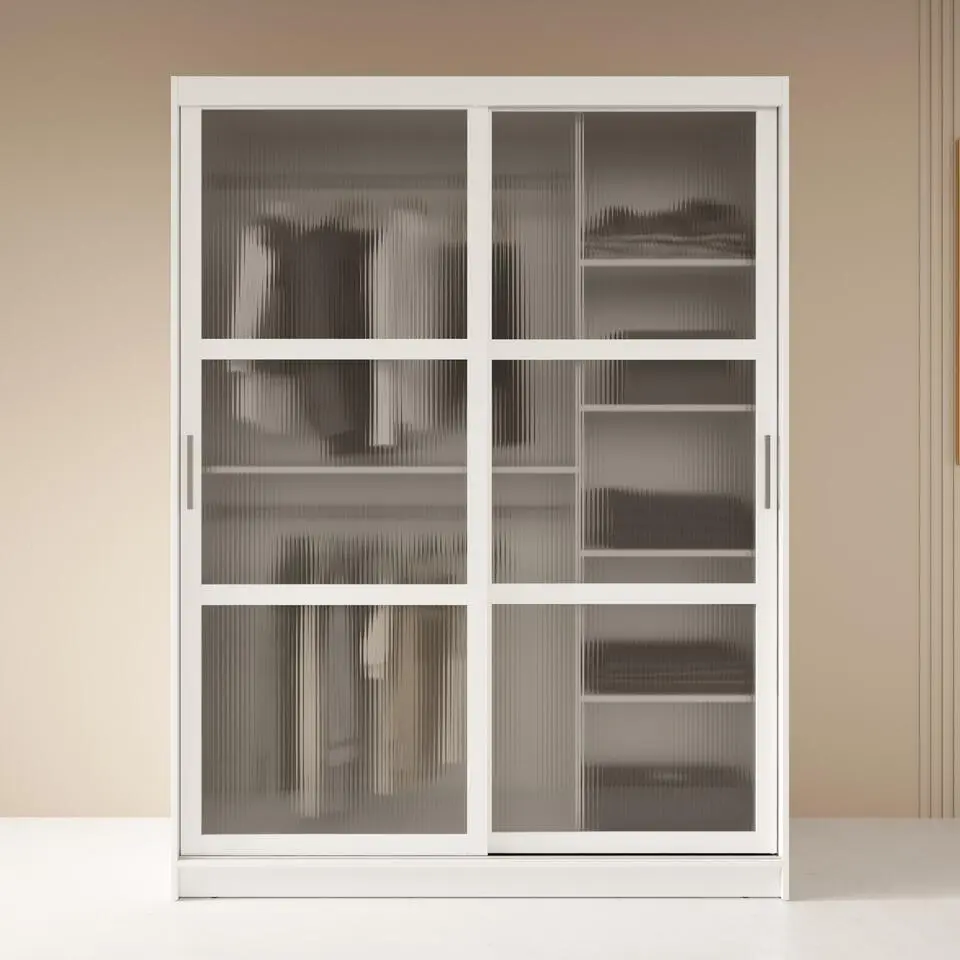 Meubella - Kledingkast Fessaro - Wit - 150 cm