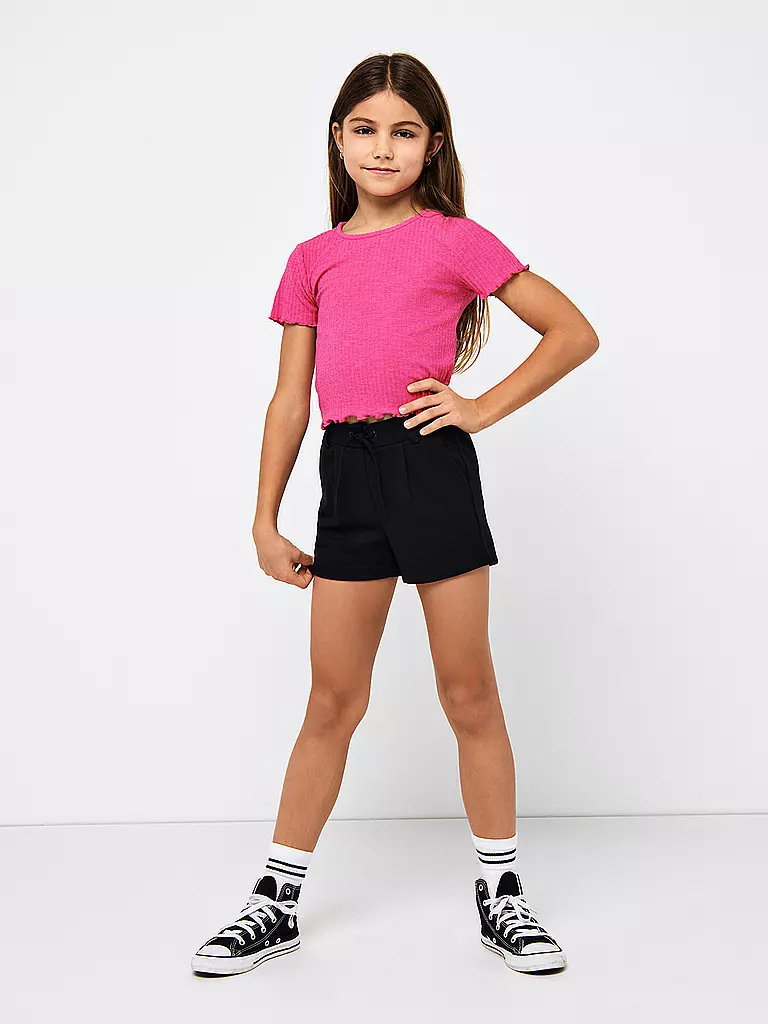 ONLY Mädchen Shorts KONPOPTRASH  schwarz