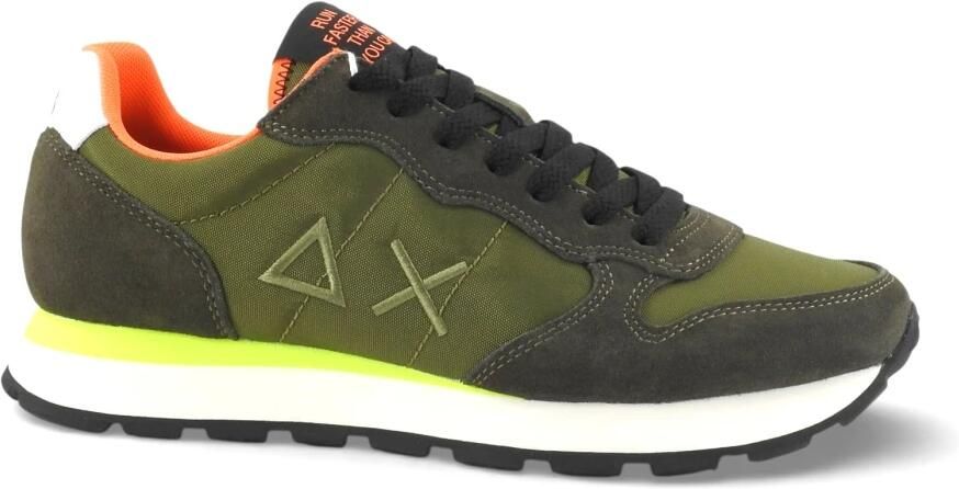 Sun68 Sneaker Tom Fluo Militare Heren Sneakers