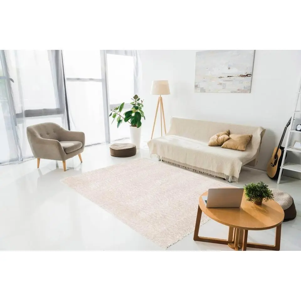 Interieur05 Hoogpolig vloerkleed Fender wit/creme - 340 x 240 cm
