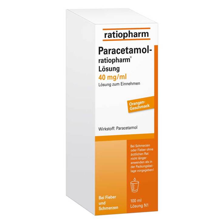 Paracetamol ratiopharm Lösung, 100 ml