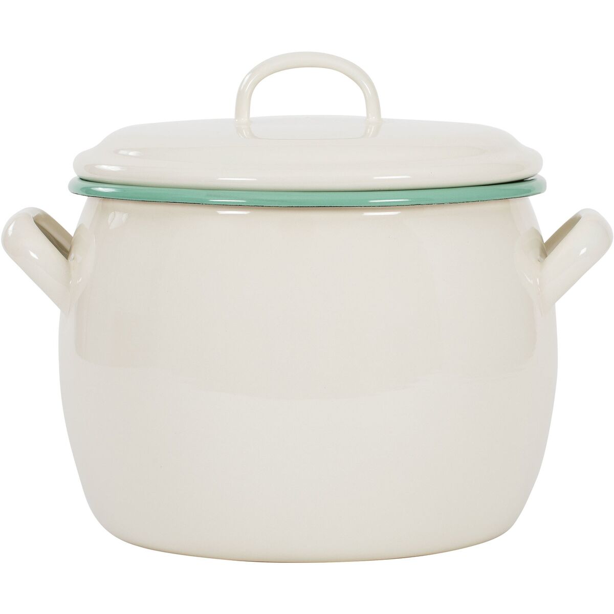 Gryte 4 liter, kremfarget
