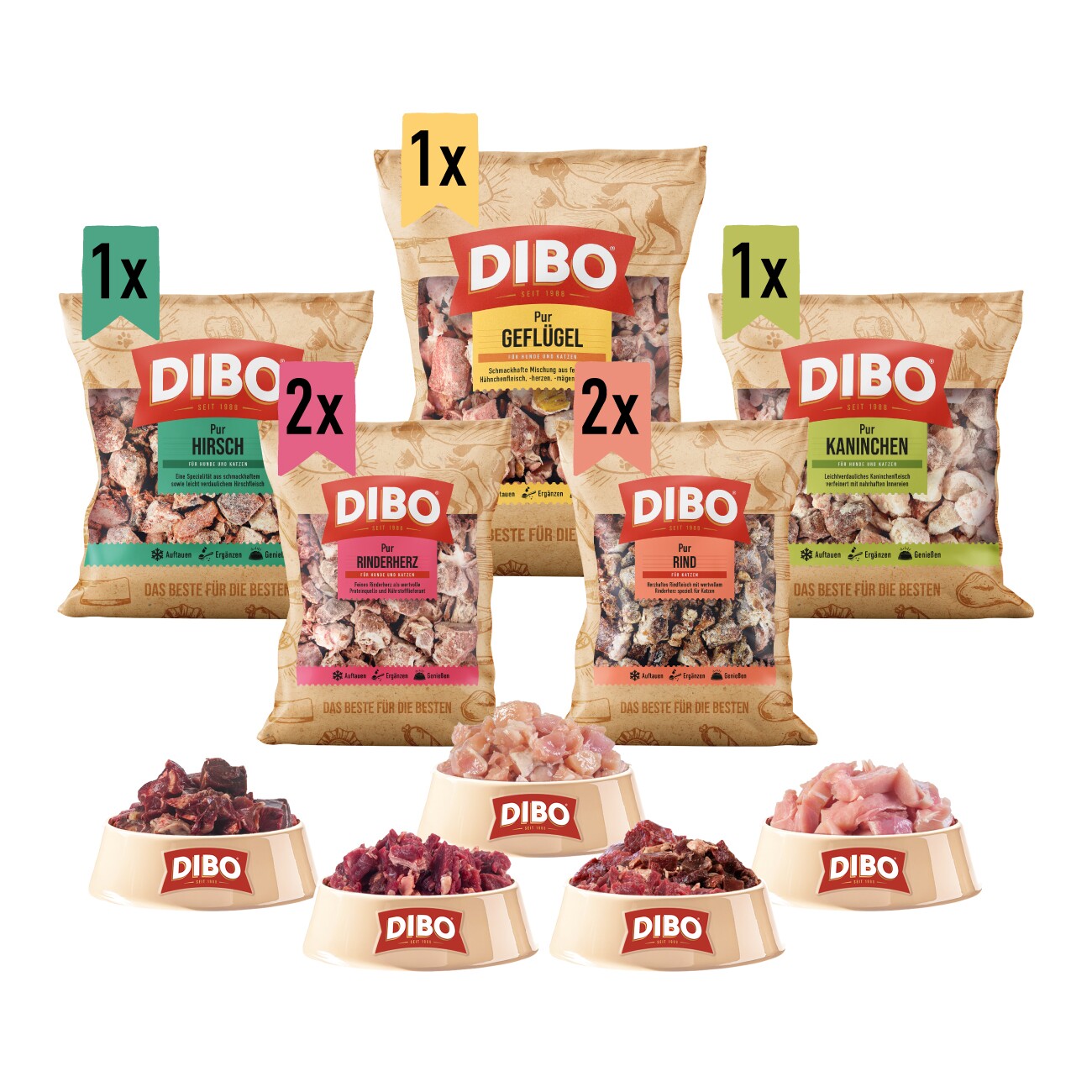 DIBO Frostfutter Alles für die Katze Bundle