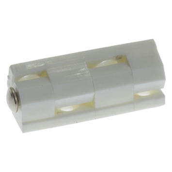 HANDSON Blokscharnier 44 mm wit gelakt - 4 stuks