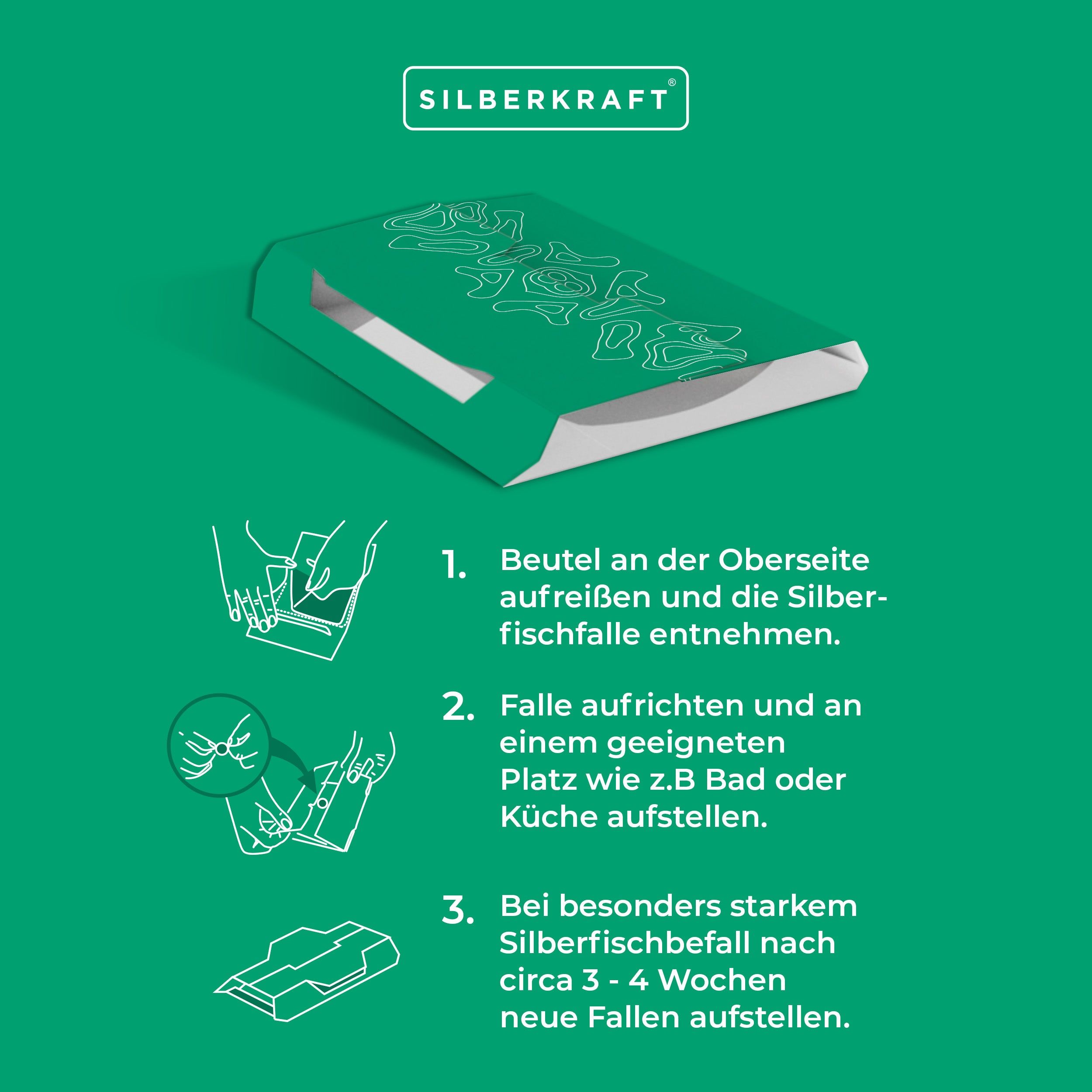 SILBERKRAFT Silberfischfallen