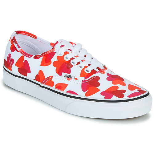 Vans - AUTHENTIC - Blanc / Rouge