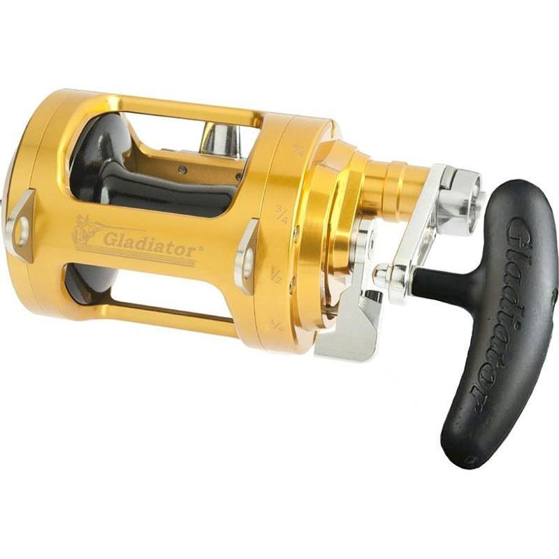Moulinet Mer Traine Italcanna Gladiator Two Speed Monel